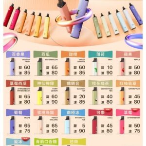鎧斯 KIS5 一次性 6500口磁吸式 自由混搭拋棄式電子煙 (18 個口味) (即用款)