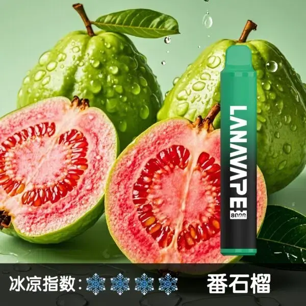 LANA8000口番石榴-600x600jpgwebp - ILIA 蒸汽選物 | 台灣電子煙主機、煙彈、一次性霧化器旗艦店