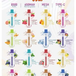 魅嗨 MEHA VBar 小白條一次性 (8500口 拋棄式電子煙) (即用款)